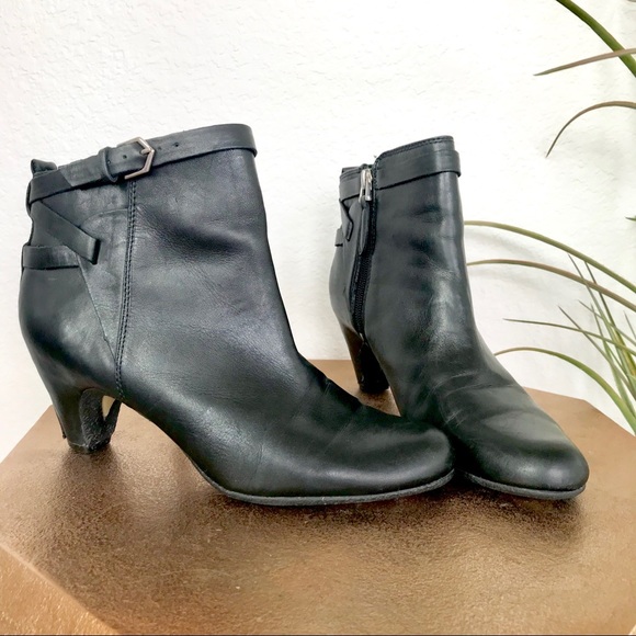 Sam Edelman Shoes - Sam Edelman Black Leather Maddox Ankle Boots